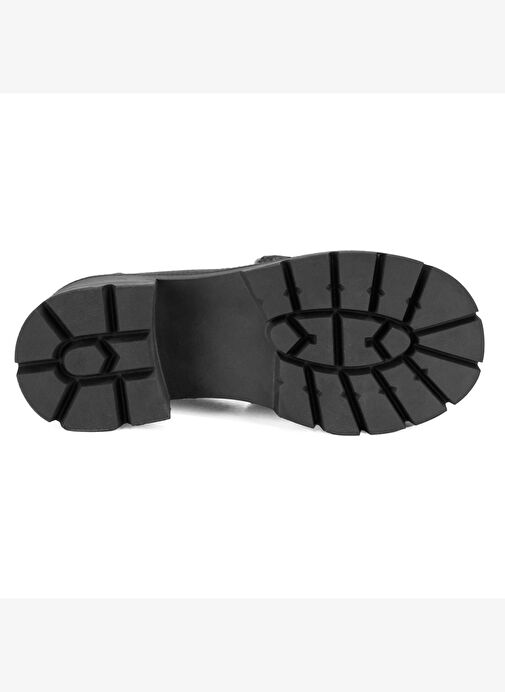 Desa Desa Kadın Siyah Deri Topuklu Loafer | Boyner Siyah - 5. görsel