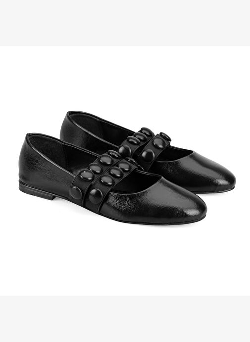 Kadın Siyah Babet - Görsel 2