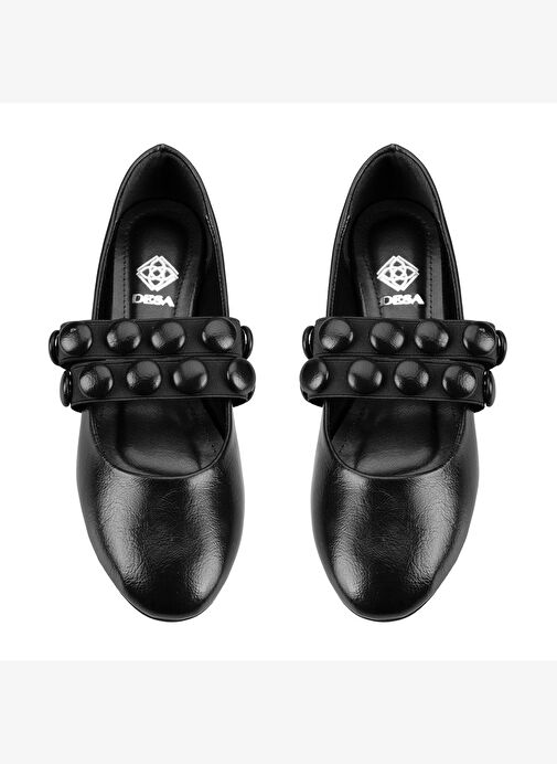 Kadın Siyah Babet - Görsel 8