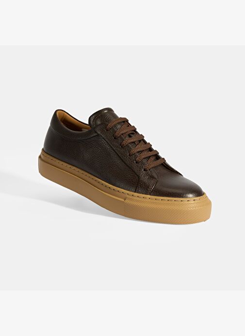 Eliseo Kahve Erkek Deri Bağcıklı Günlük Ayakkabı - Görsel 6