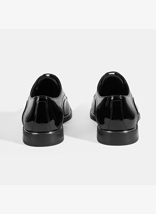 Thalassa Siyah Erkek Rugan Klasik Ayakkabı - Görsel 9