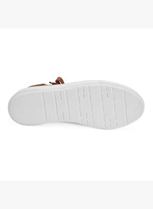 Kadın Taba Deri Spor Ayakkabı - Görsel 5