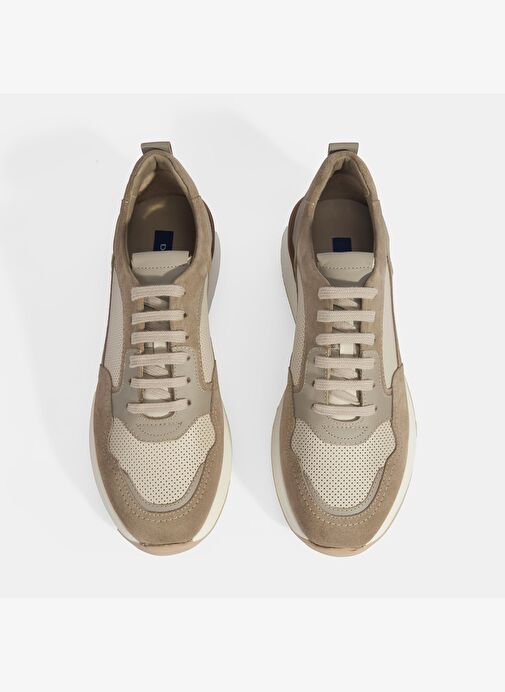 Desa Desa Bej Gri Erkek Gri Bağcıklı Deri Günlük Ayakkabı Klasik Ayakkabı | Boyner Bej Gri - 8. görsel