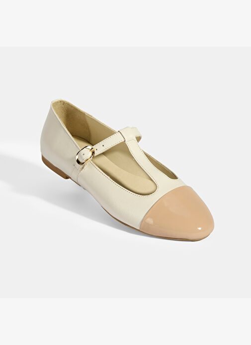 Desa Desa Kadın Beyaz Rugan T-Bant Mary Jane Babet | Boyner Beyaz - 6. görsel