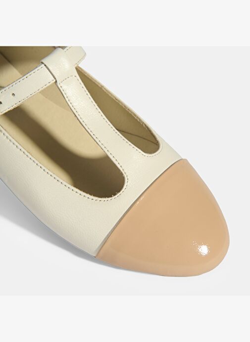 Desa Desa Kadın Beyaz Rugan T-Bant Mary Jane Babet | Boyner Beyaz - 7. görsel