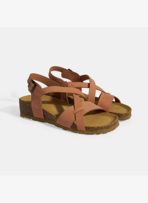 Desa Desa Pembe Kadın Toka Detaylı Süet Sandalet Sandalet & Terlik | Boyner Pembe - 3. görsel