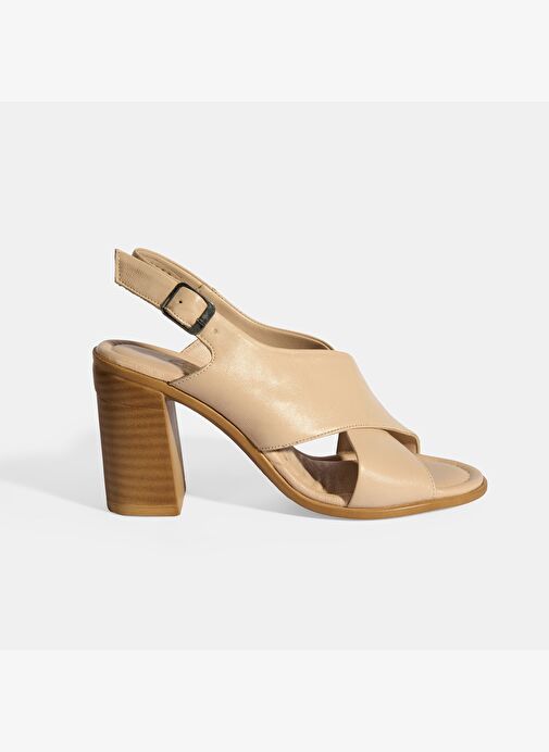 Desa Desa Kadın Bej Toka Detaylı Deri Sandalet Sandalet & Terlik | Boyner Bej - 2. görsel