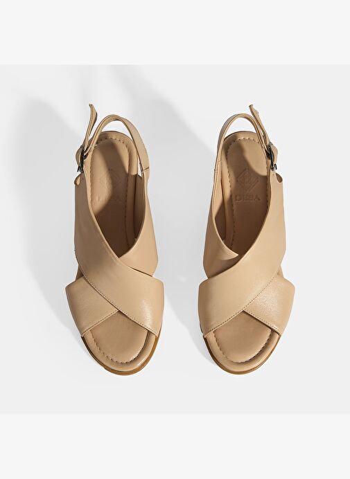 Desa Desa Kadın Bej Toka Detaylı Deri Sandalet Sandalet & Terlik | Boyner Bej - 8. görsel