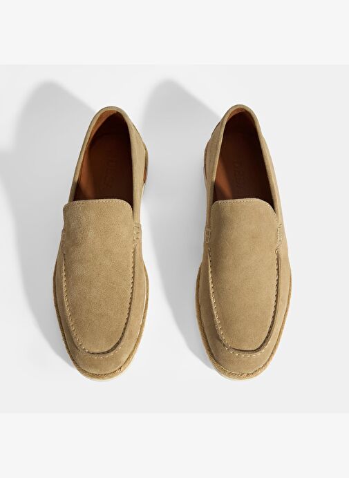 Saromi Bej Erkek Süet Günlük Ayakkabı - Görsel 8