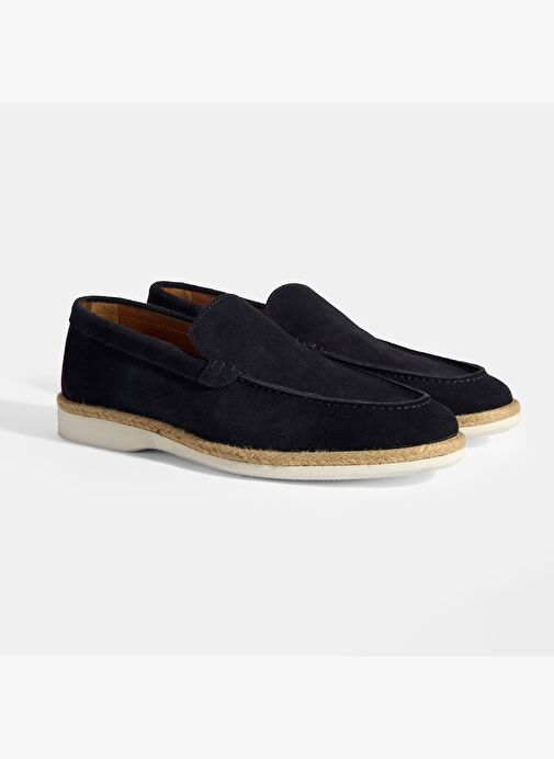 Saromi Lacivert Erkek Süet Günlük Ayakkabı - Görsel 3