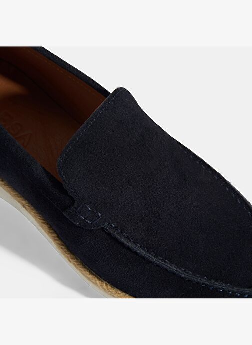 Saromi Lacivert Erkek Süet Günlük Ayakkabı - Görsel 7