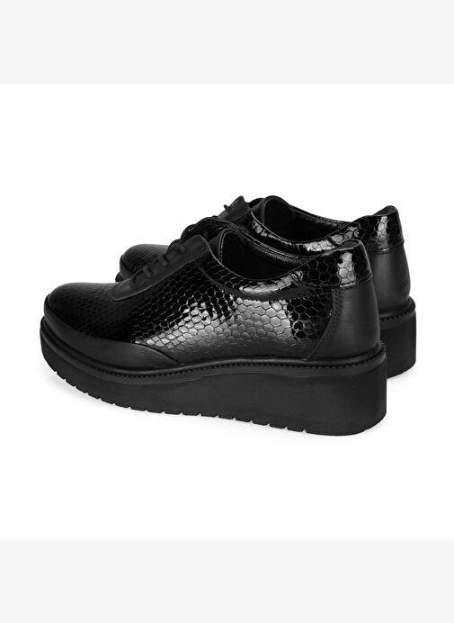 Kadın Siyah DesaComfort Deri Günlük Ayakkabı - Görsel 8