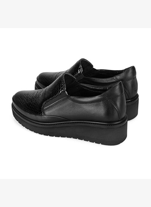 Kadın Siyah DesaComfort Deri Günlük Ayakkabı - Görsel 6