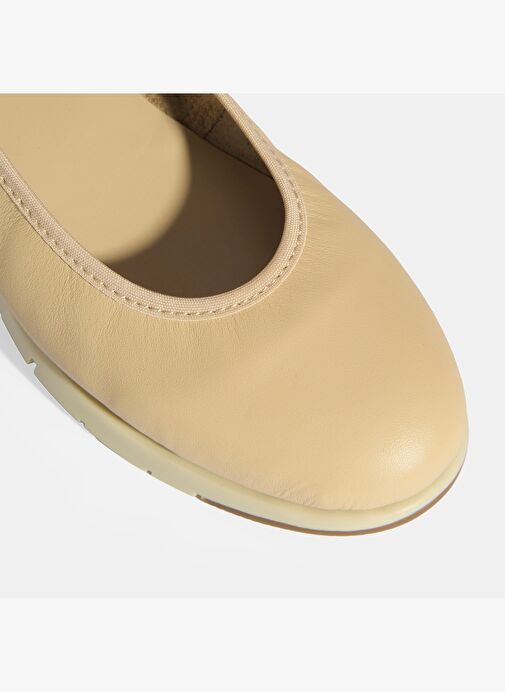 Kadın Bej Deri DesaComfort Günlük Ayakkabı - Görsel 7