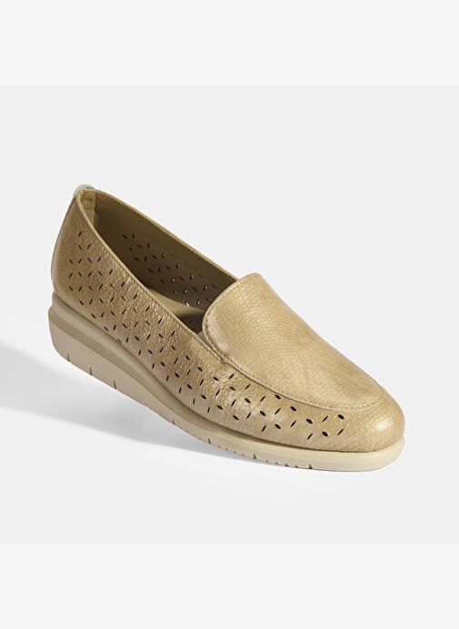 Kadın Bej Deri DesaComfort Günlük Ayakkabı - Görsel 6