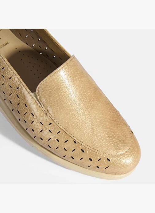 Kadın Bej Deri DesaComfort Günlük Ayakkabı - Görsel 7