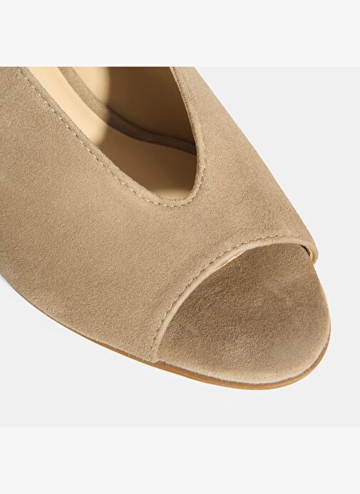 Desa Kadın Vizon DesaComfort Toka Detaylı Slingback Topuklu Günlük Ayakkabı Topuklu Ayakkabı | Boyner Vizon - 3. görsel