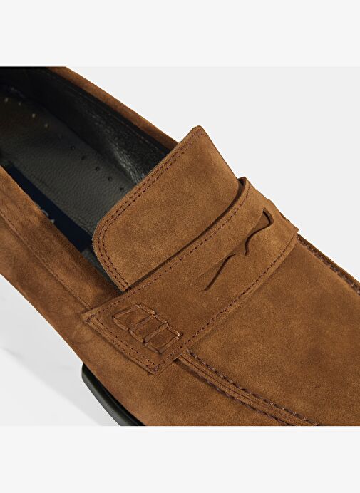 Merinay Taba Erkek Süet Loafer - Görsel 7