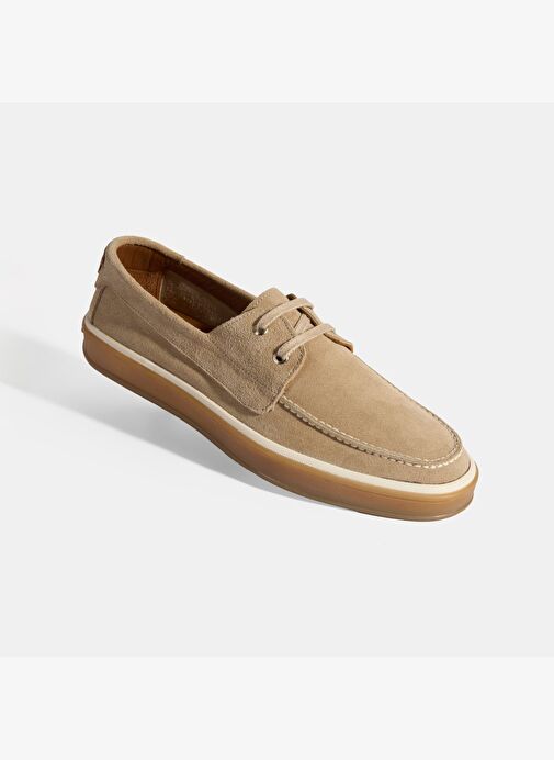 Erkek Vizon Bağcıklı Süet Günlük Ayakkabı - Görsel 6