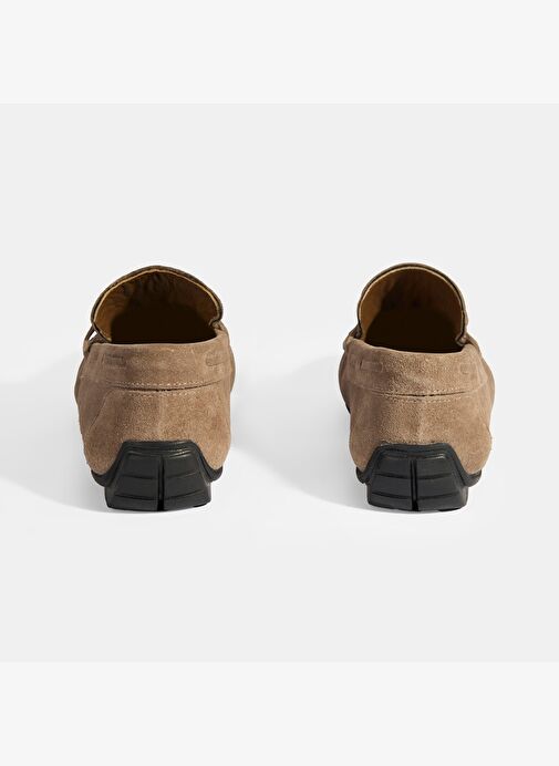 Calandra Vizon Erkek Bağcık Detaylı Slip-On Süet Loafer - Görsel 9