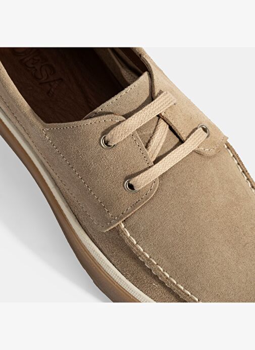 Erkek Vizon Bağcıklı Süet Ayakkabı - Görsel 7