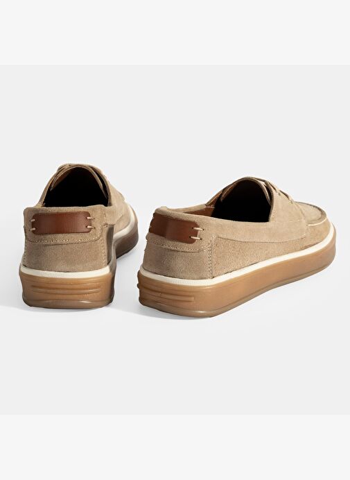 Erkek Vizon Bağcıklı Süet Ayakkabı - Görsel 8