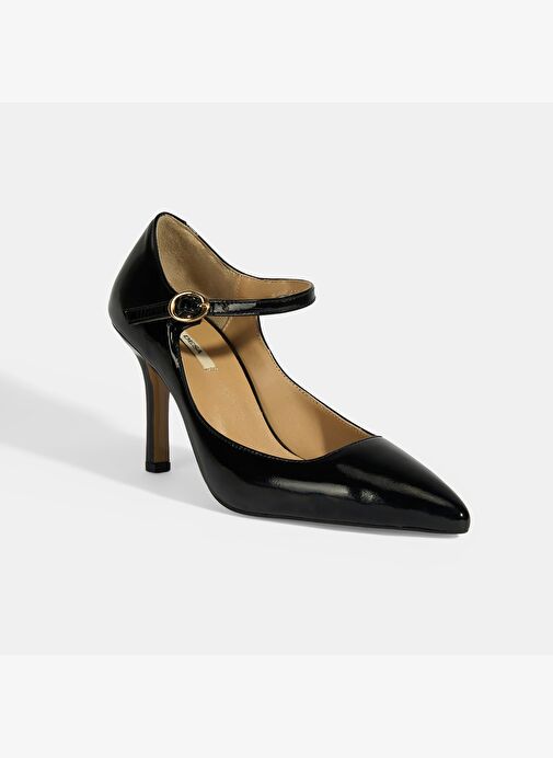Kadın Siyah Topuklu Klasik Ayakkabı - Görsel 5