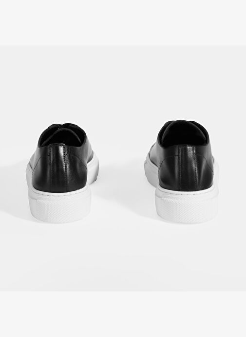 Denissy Siyah Erkek Deri Günlük Ayakkabı - Görsel 9