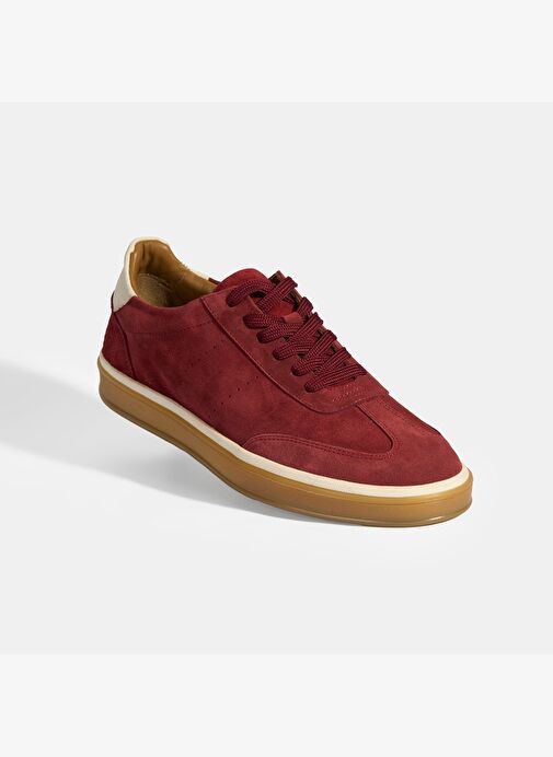 Lianra Bordo Erkek Süet Bağcıklı Günlük Ayakkabı - Görsel 6