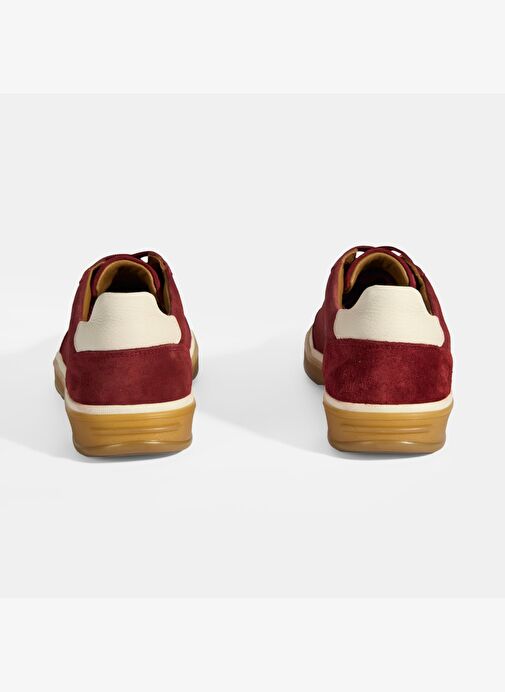 Lianra Bordo Erkek Süet Bağcıklı Günlük Ayakkabı - Görsel 9