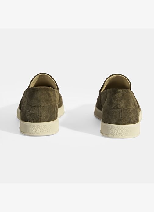 Peraleda Haki Erkek Slip-On Süet Loafer - Görsel 9