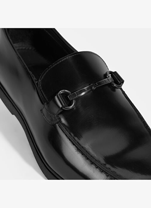 Miarri Siyah Erkek Deri Klasik Ayakkabı - Görsel 7