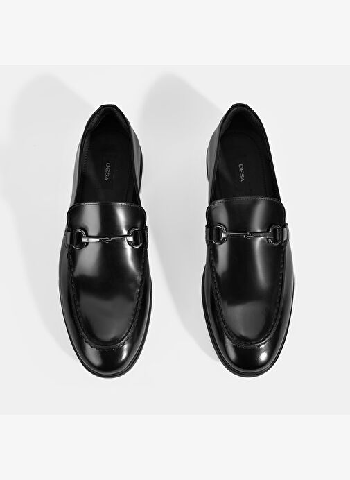 Miarri Siyah Erkek Deri Klasik Ayakkabı - Görsel 8