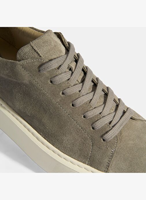 Erkek Gri Bağcıklı Süet Günlük Ayakkabı - Görsel 7