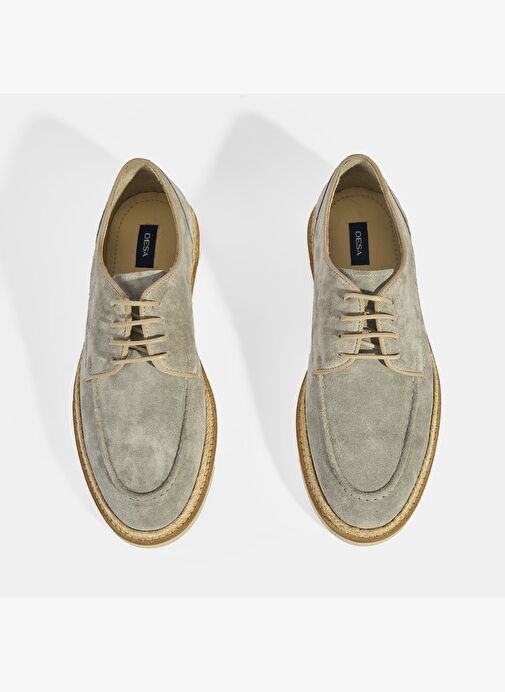 Erkek Gri Örgü Detaylı Bağcıklı Günlük Ayakkabı - Görsel 7