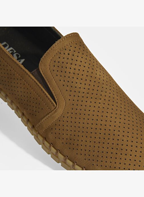 Dislina Taba Erkek Deri Slip-On Günlük Ayakkabı - Görsel 7