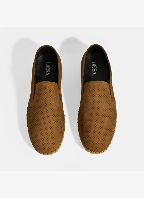 Dislina Taba Erkek Deri Slip-On Günlük Ayakkabı - Görsel 8