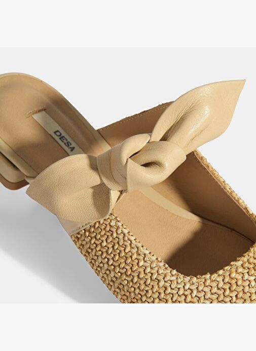 Kadın Hasır Fiyonklu Terlik - Görsel 7