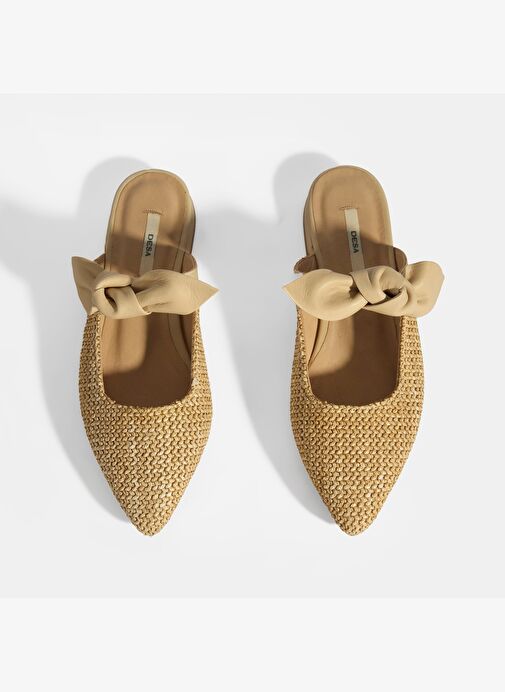 Kadın Hasır Fiyonklu Terlik - Görsel 8