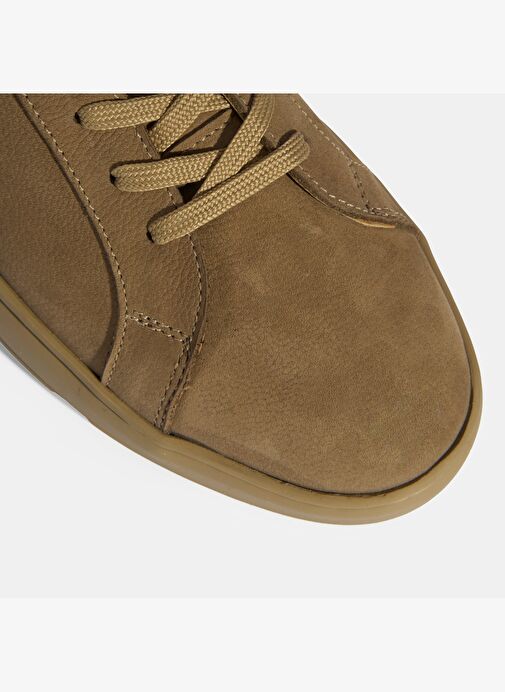 Erkek Vizon Bağcıklı Nubuk Deri Günlük Ayakkabı - Görsel 9