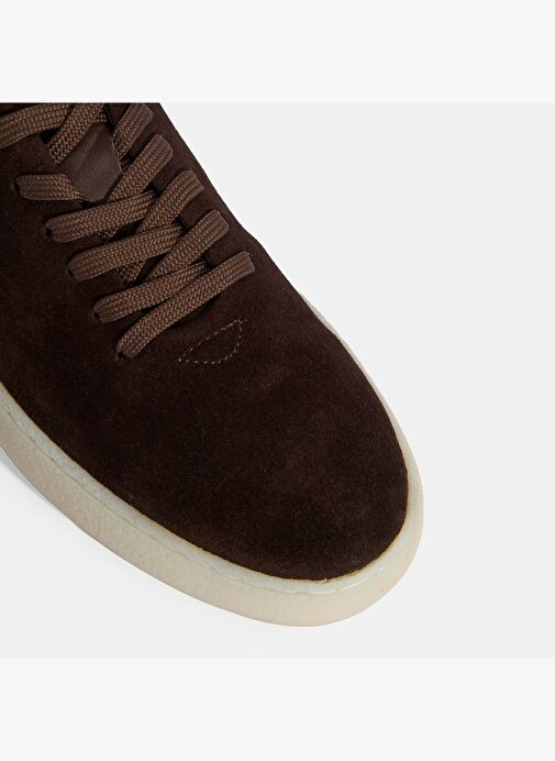 Erkek Kahve Bağcıklı Süet Günlük Ayakkabı - Görsel 7