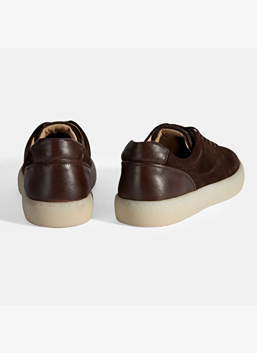 Erkek Kahve Bağcıklı Süet Günlük Ayakkabı - Görsel 9