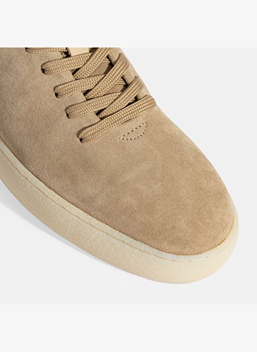 Erkek Vizon Bağcıklı Süet Günlük Ayakkabı - Görsel 9