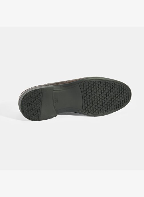 Kahve Erkek Bağcıklı Deri Klasik Ayakkabı - Görsel 5