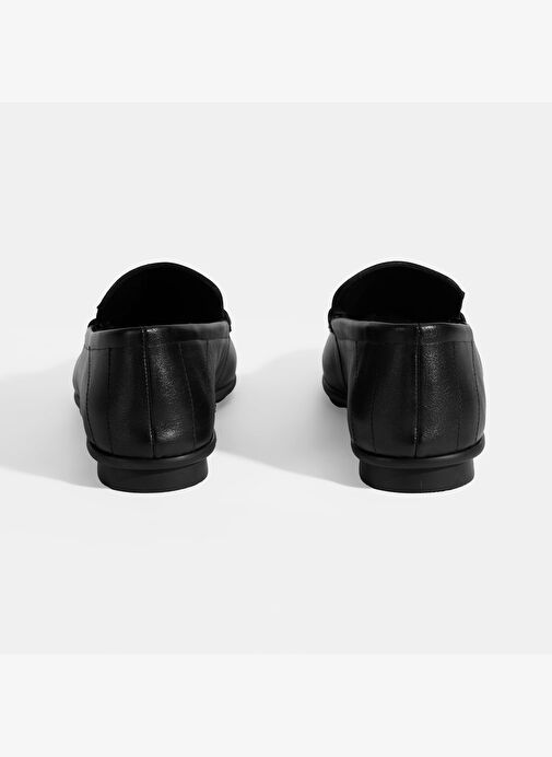 Erkek Siyah Slip-On Deri Loafer - Görsel 9