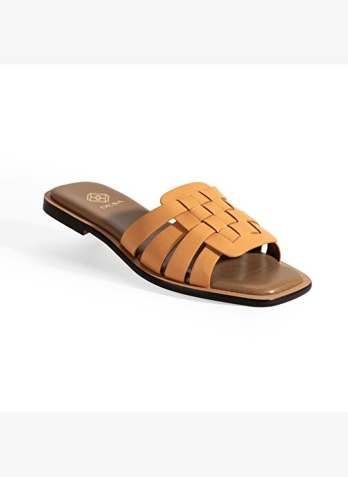 Desa Desa Kadın Turuncu Deri Terlik Sandalet & Terlik | Boyner Turuncu - 6. görsel