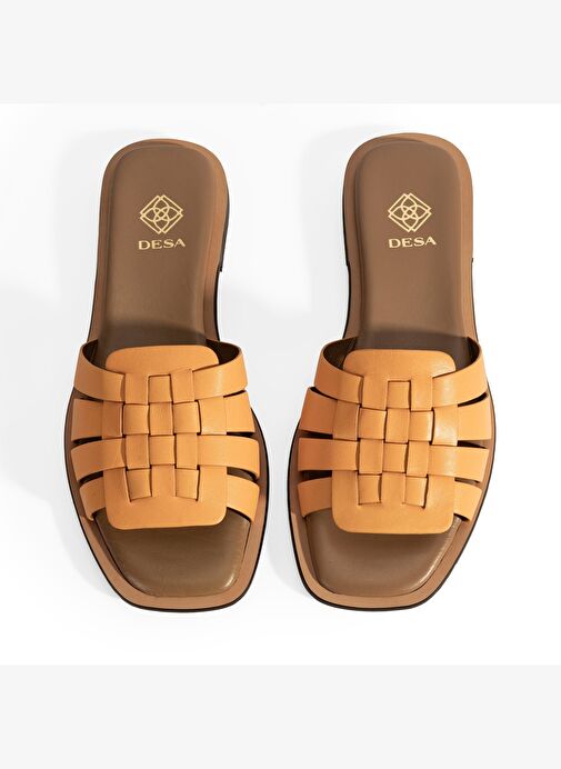 Desa Desa Kadın Turuncu Deri Terlik Sandalet & Terlik | Boyner Turuncu - 9. görsel