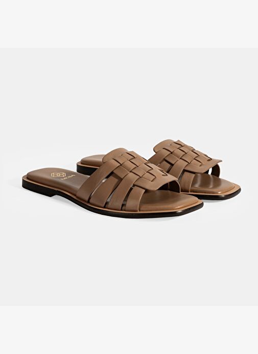 Desa Desa Kadın Vizon Deri Terlik Sandalet & Terlik | Boyner Vizon - 3. görsel