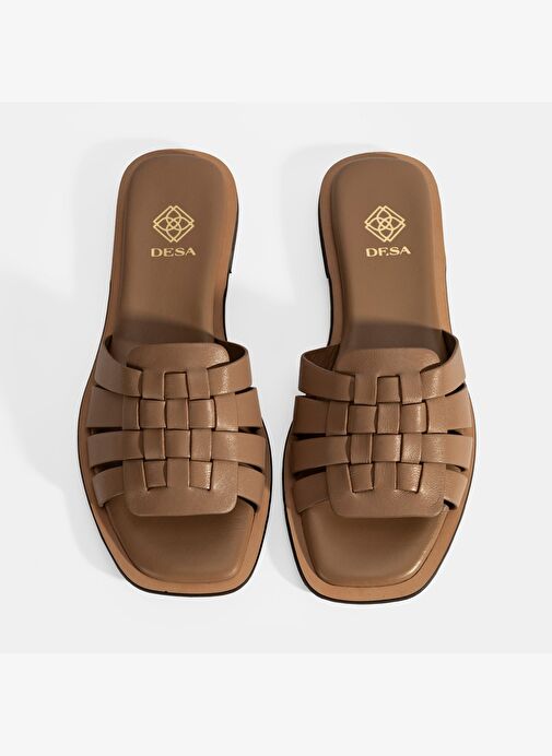 Desa Desa Kadın Vizon Deri Terlik Sandalet & Terlik | Boyner Vizon - 8. görsel