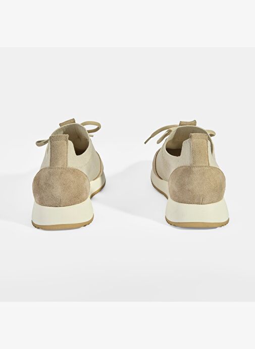 Erkek Bej Bağcıklı Süet Günlük Ayakkabı - Görsel 8